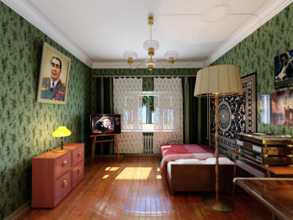 Интерьер СССР 70х