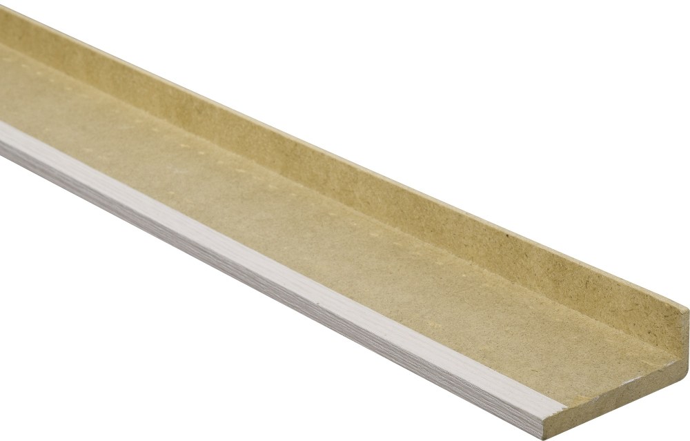 JW 455-00 Listatalo наличник прямой из МДФ, 58х12х2200 белый крашенный a05281