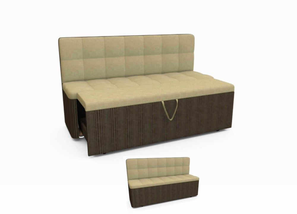 Кушетка раздвижная со спальным местом (Размеры не менее 112 × 72 × 75)