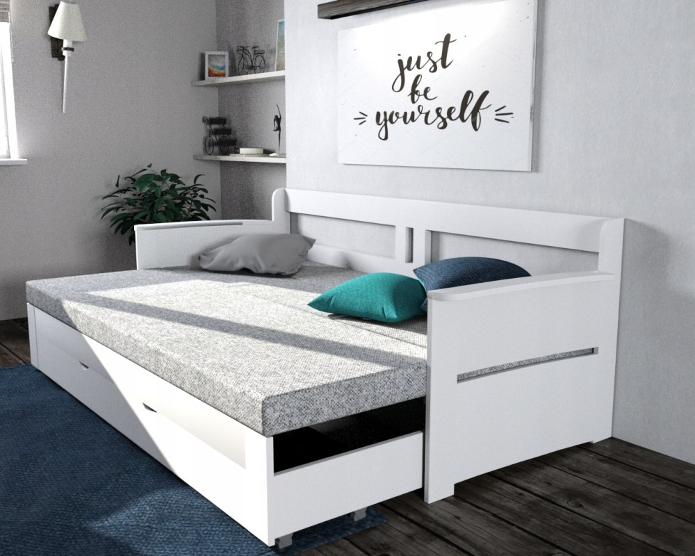 Двуспальная выдвижная кровать ikea