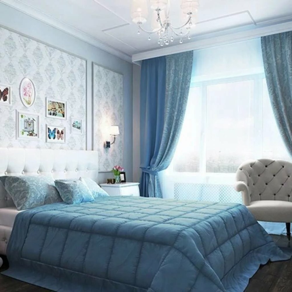 Голубая спальня