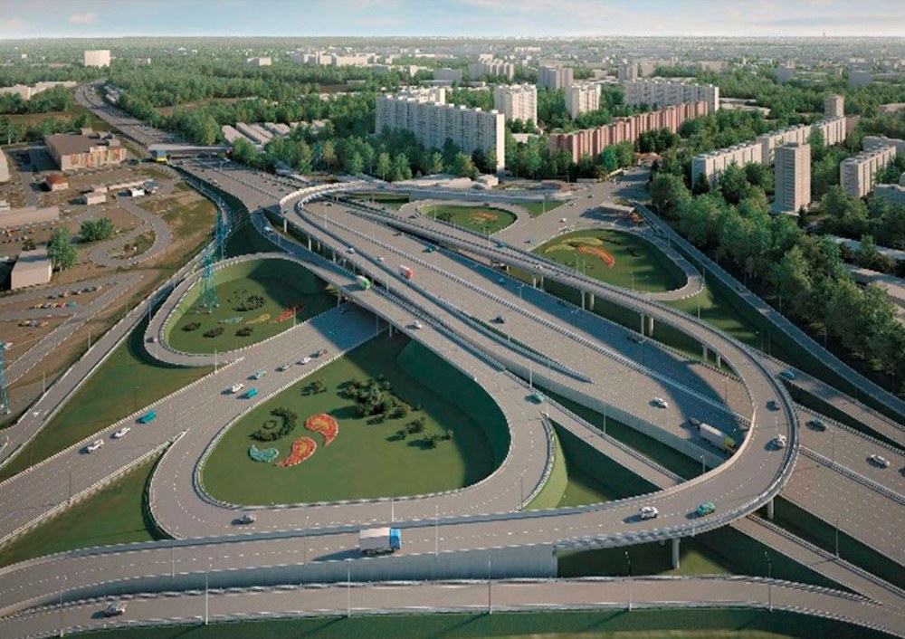 Развязка МКАД Осташковское шоссе