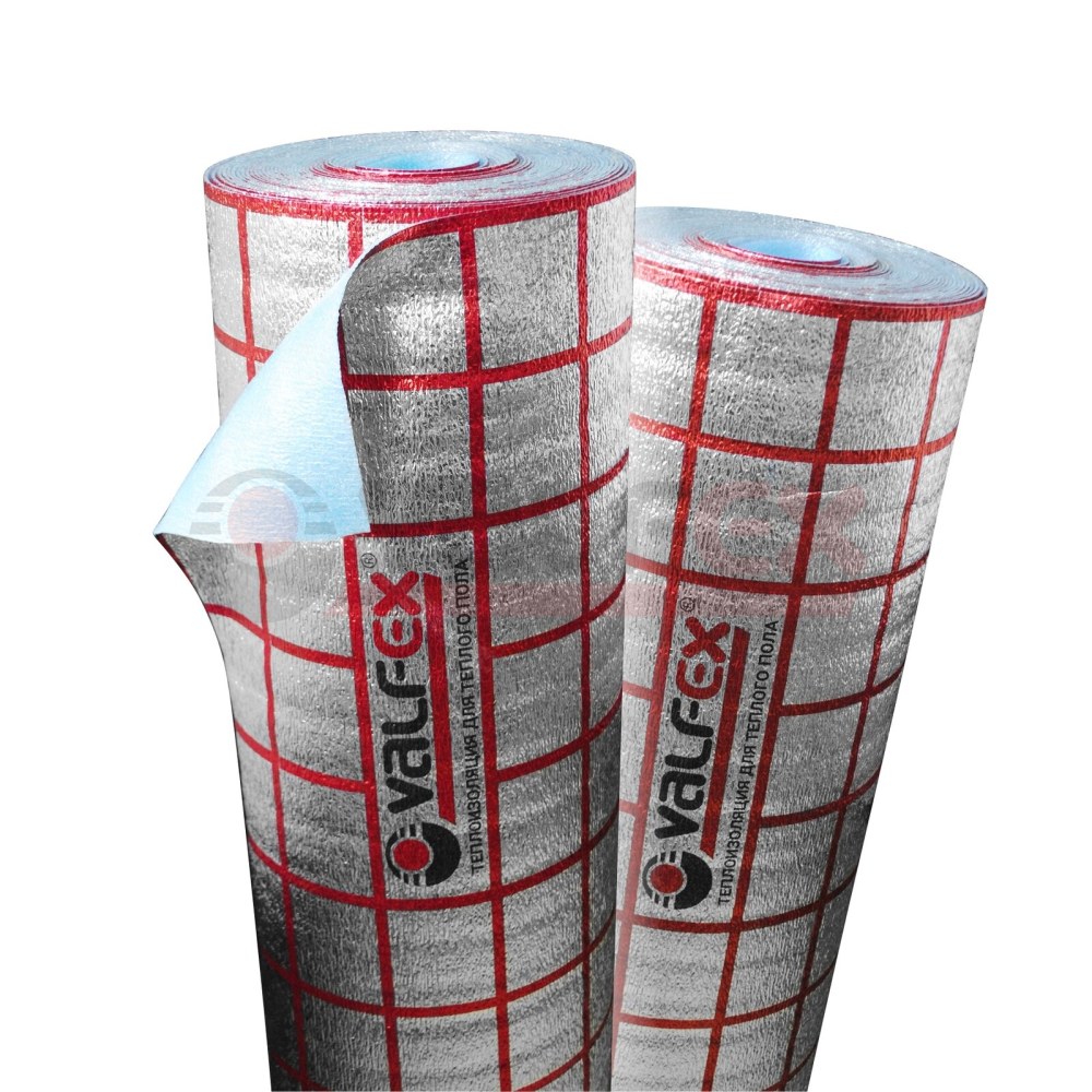 Подложка для теплого пола 3 мм, Valfex ( 30 м.кв.)