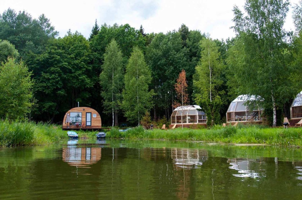 Глэмпинг Истринское водохранилище