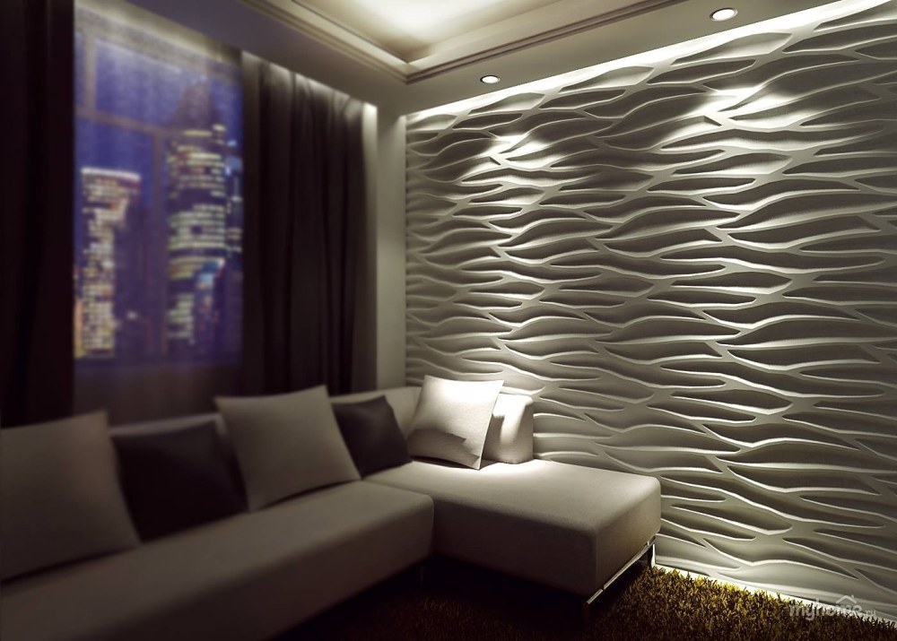 Гипсовая 3d панель "Stahl"