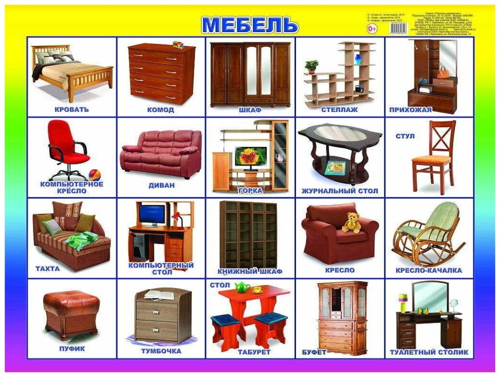 Плакат. Мебель