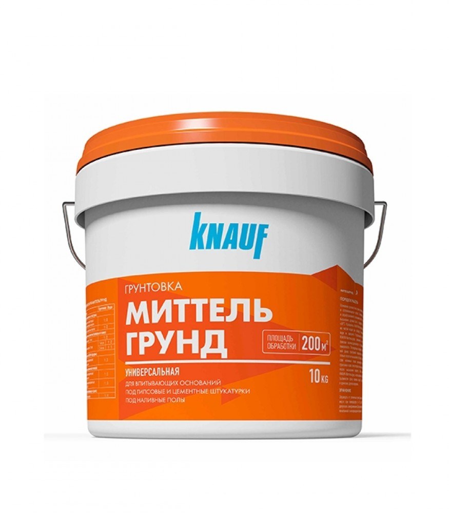 Грунтовка Кнауф Миттельгрунд, 10 кг