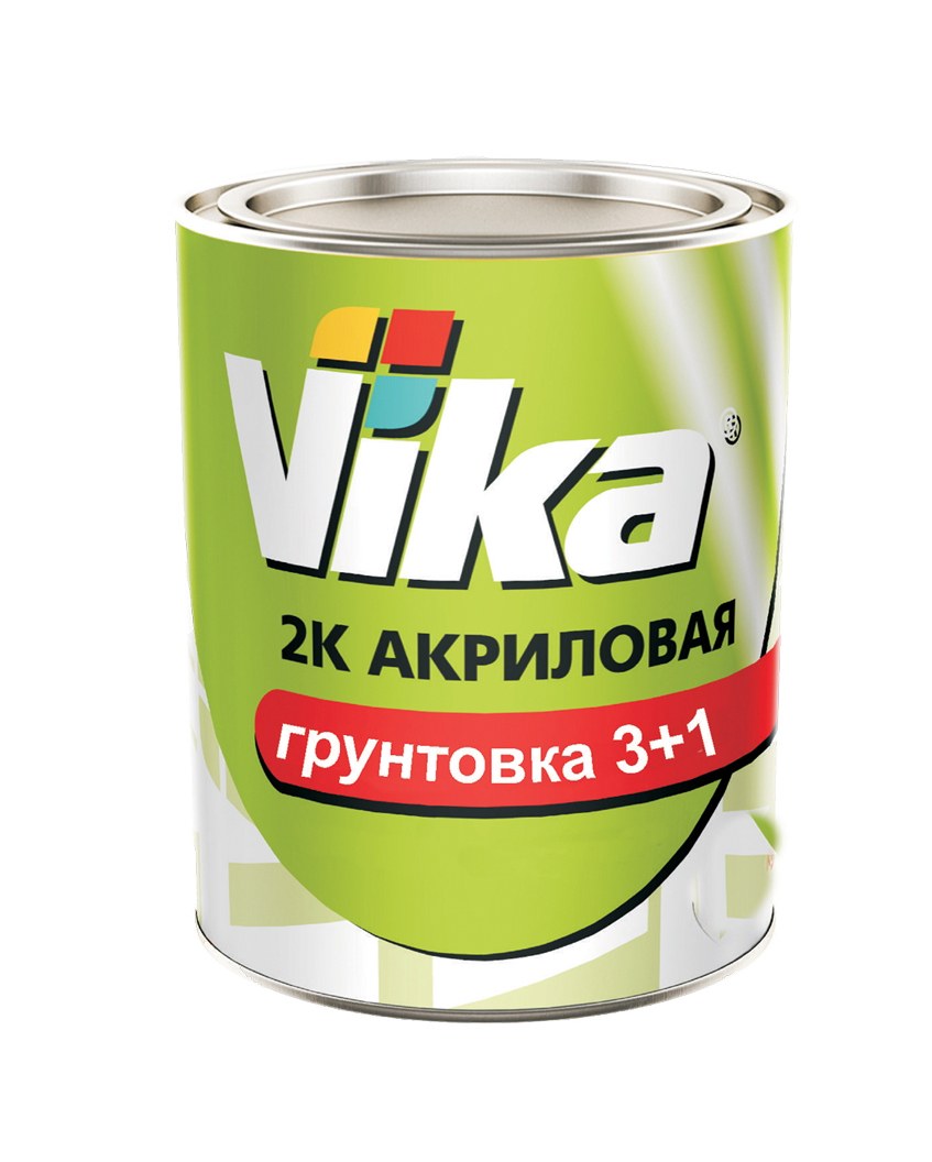 Грунт Vika акриловый 3+1 HS серый 1,0 кг+0,2 кг