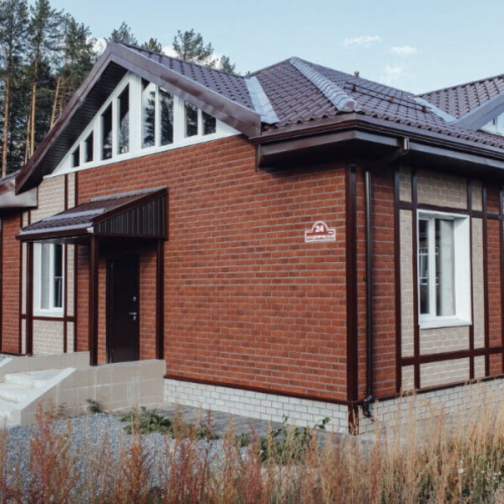 Фасадная плитка Hauberk баварский кирпич