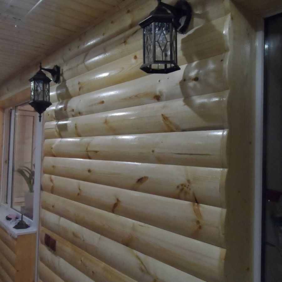 Отделка парилки блок хаусом