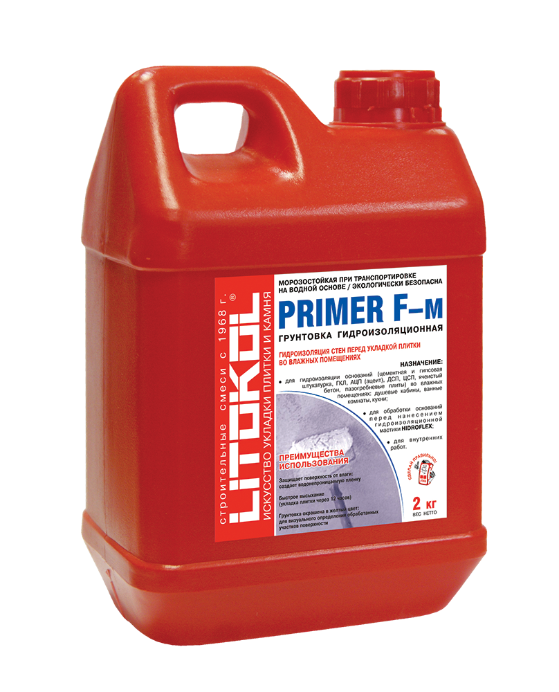 Грунтовка Litokol primer c-м, 10 кг, 10 л