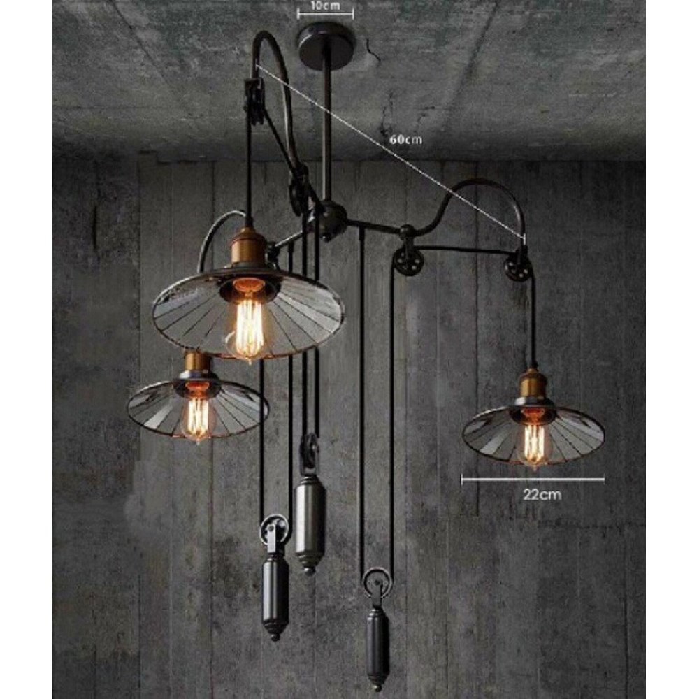 Люстра Loft Industrial 10 wire Cage Filament Pendant