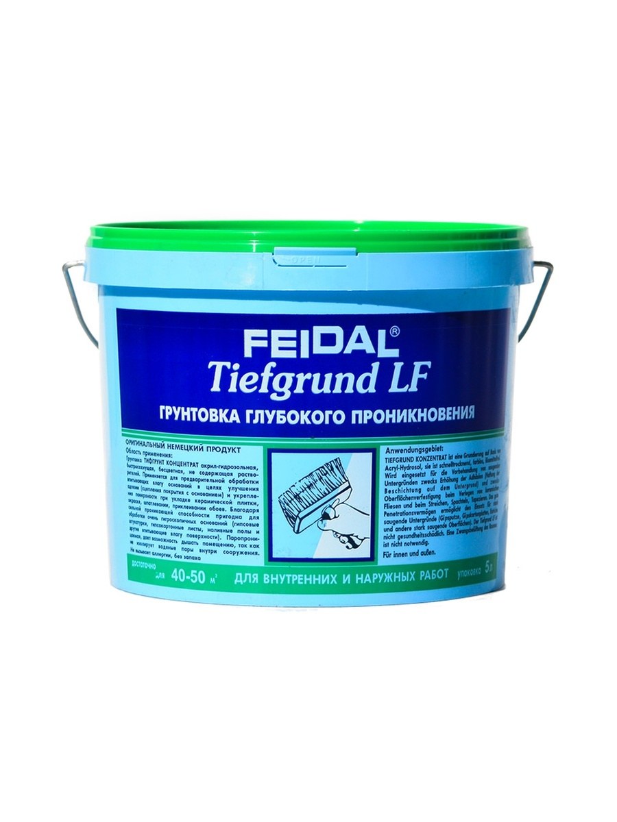 Грунтовка глубокого проникновения FEIDAL Tiefgrund LF