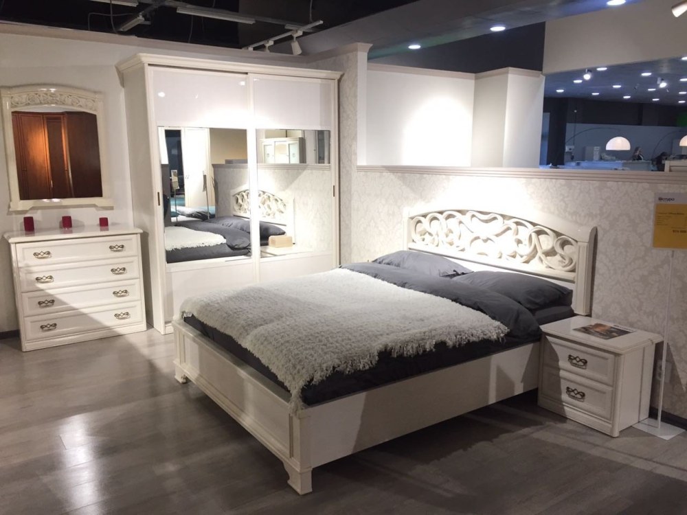 Кровать Шатура Тиффани ясень