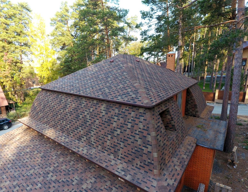 Гибкая черепица Генуя Амаретто