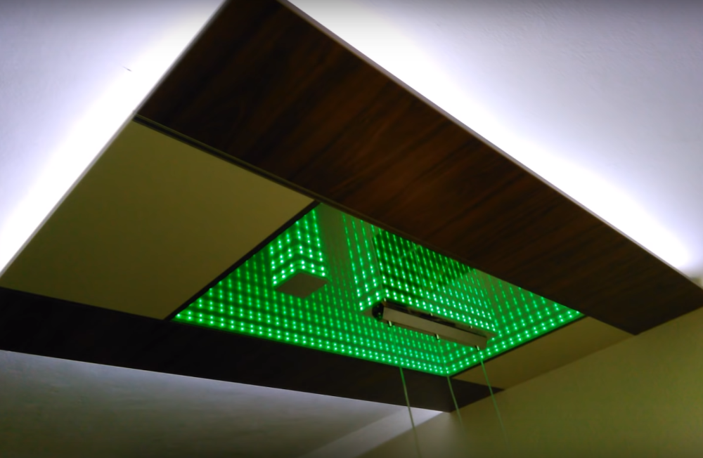 Зеркало "Infinity led" туннельное d 600 с подсветкой