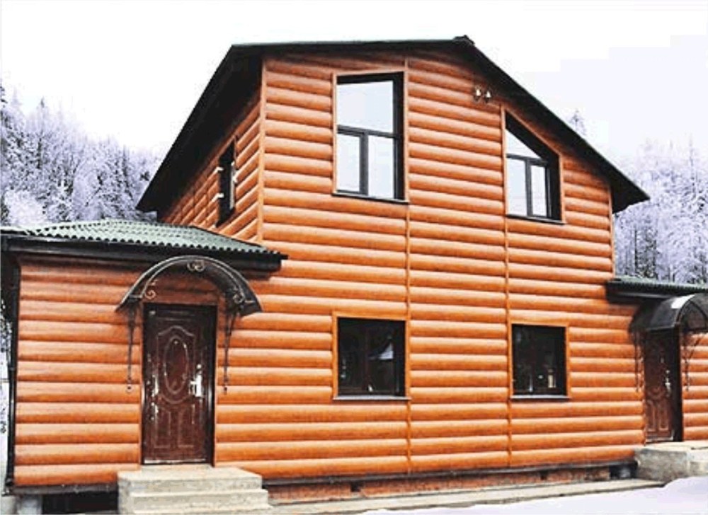 Сайдинг под бревно для наружной отделки