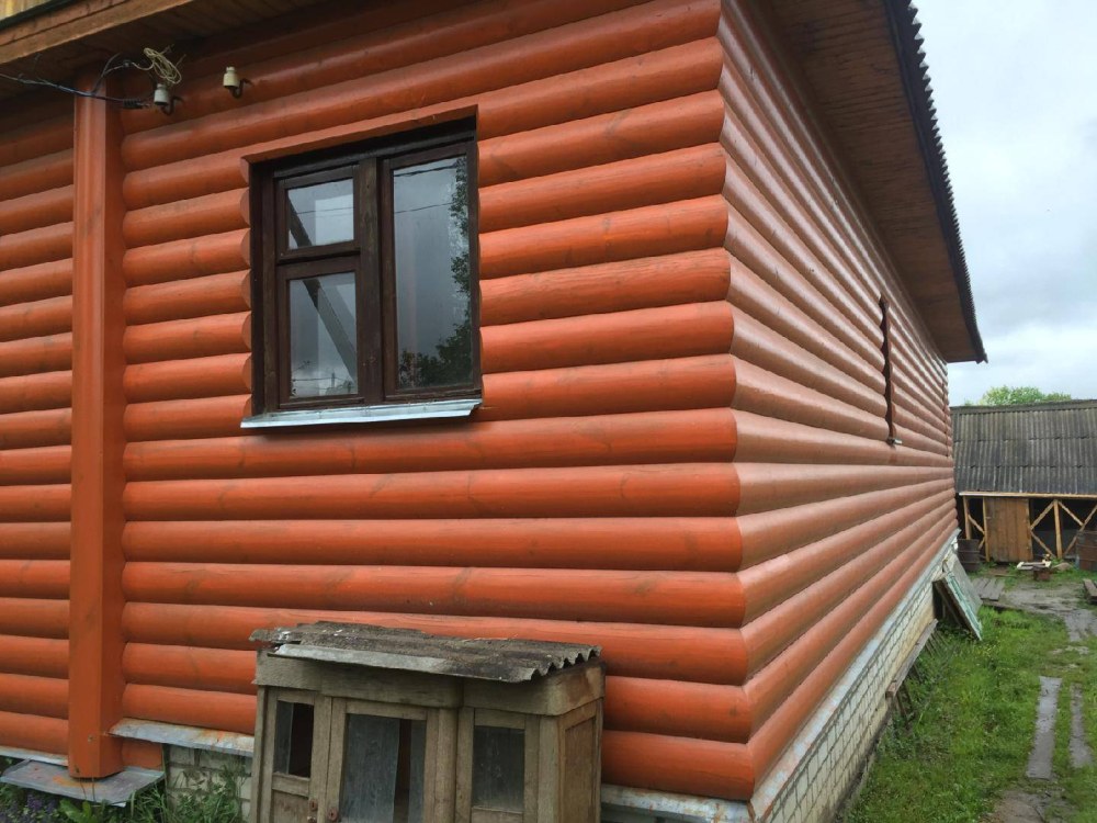 Обшивка бани снаружи блок хаусом