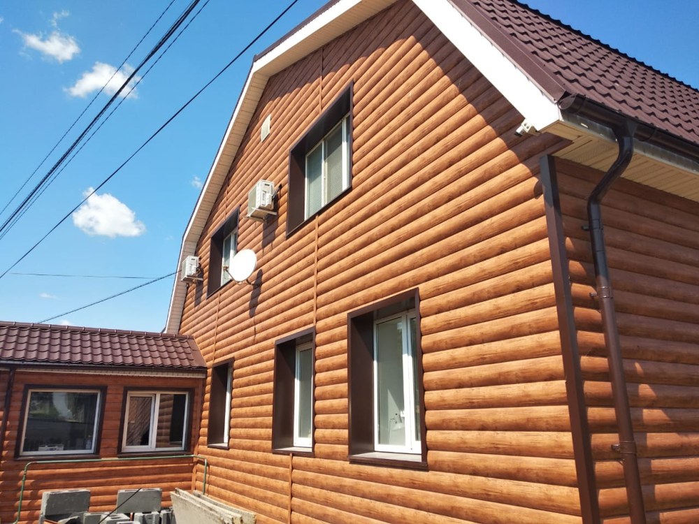 Дачные домики из блокхауса красивое фото