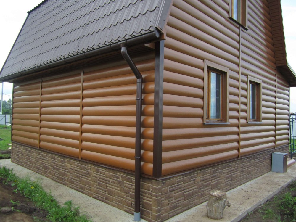 Сайдинг блок-Хаус бревно Holzblock