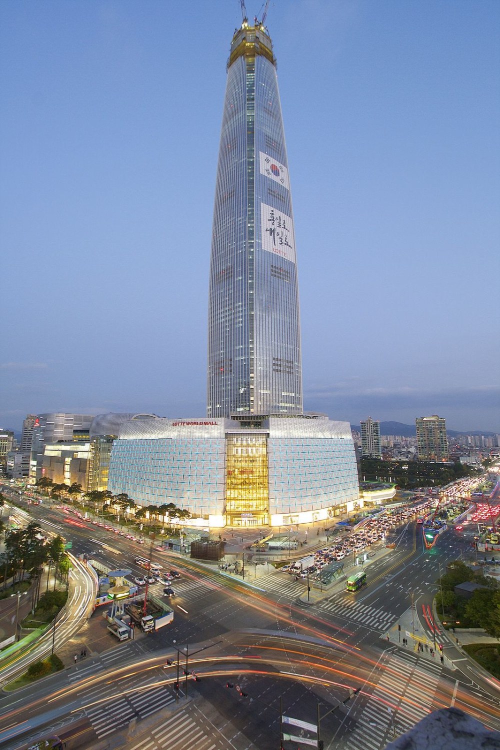 Lotte World Tower джамщиль Сеул Корея