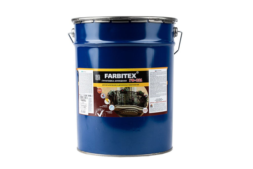 Грунт ГФ-021 FARBITEX 20 кг