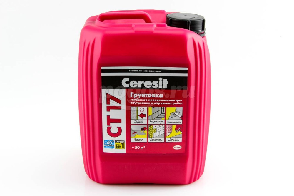 Грунтовка Ceresit ct17 5л