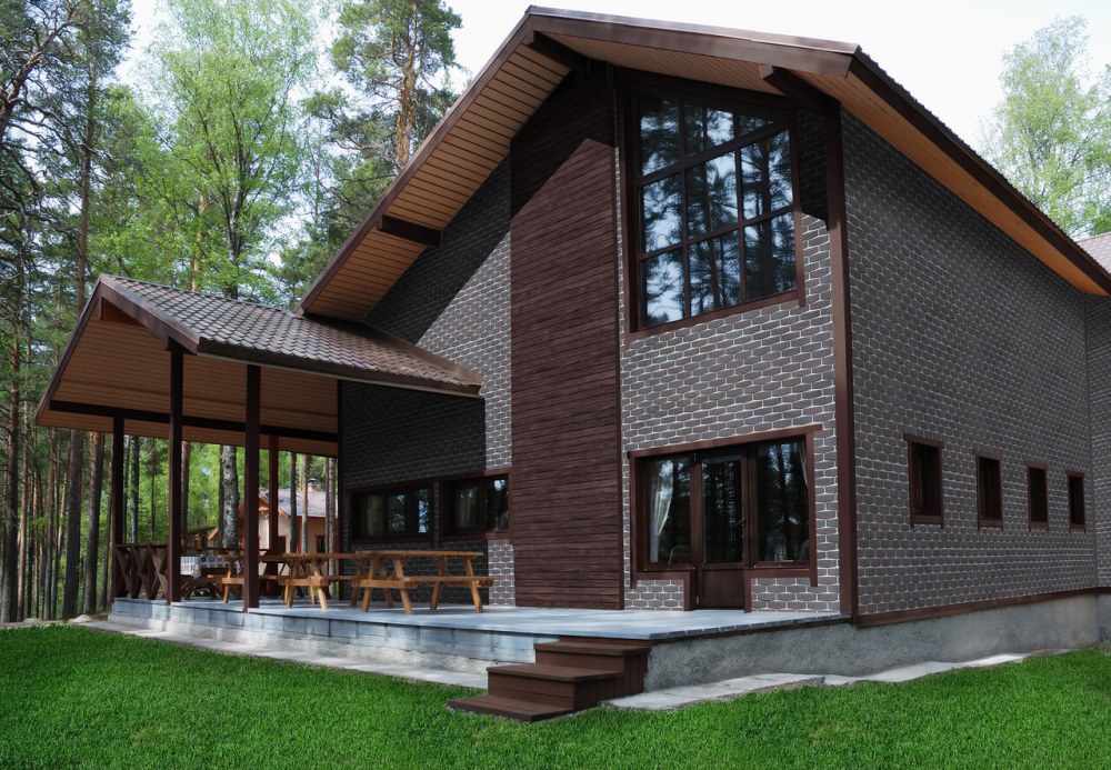 ТЕХНОНИКОЛЬ Hauberk фасадная плитка, камень, кварцит