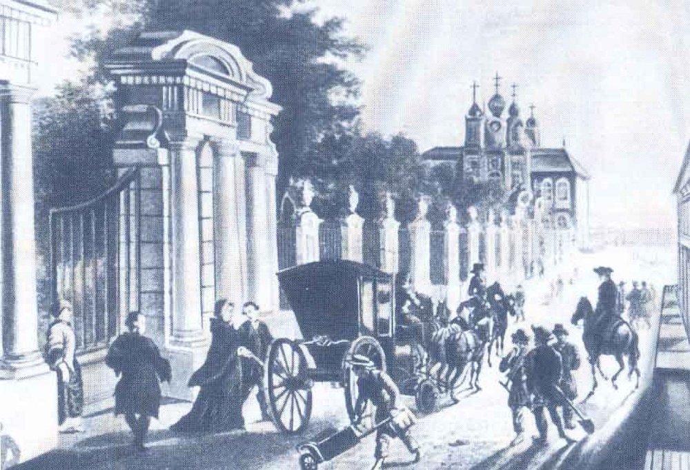 Екатерина 2 в Петергофе