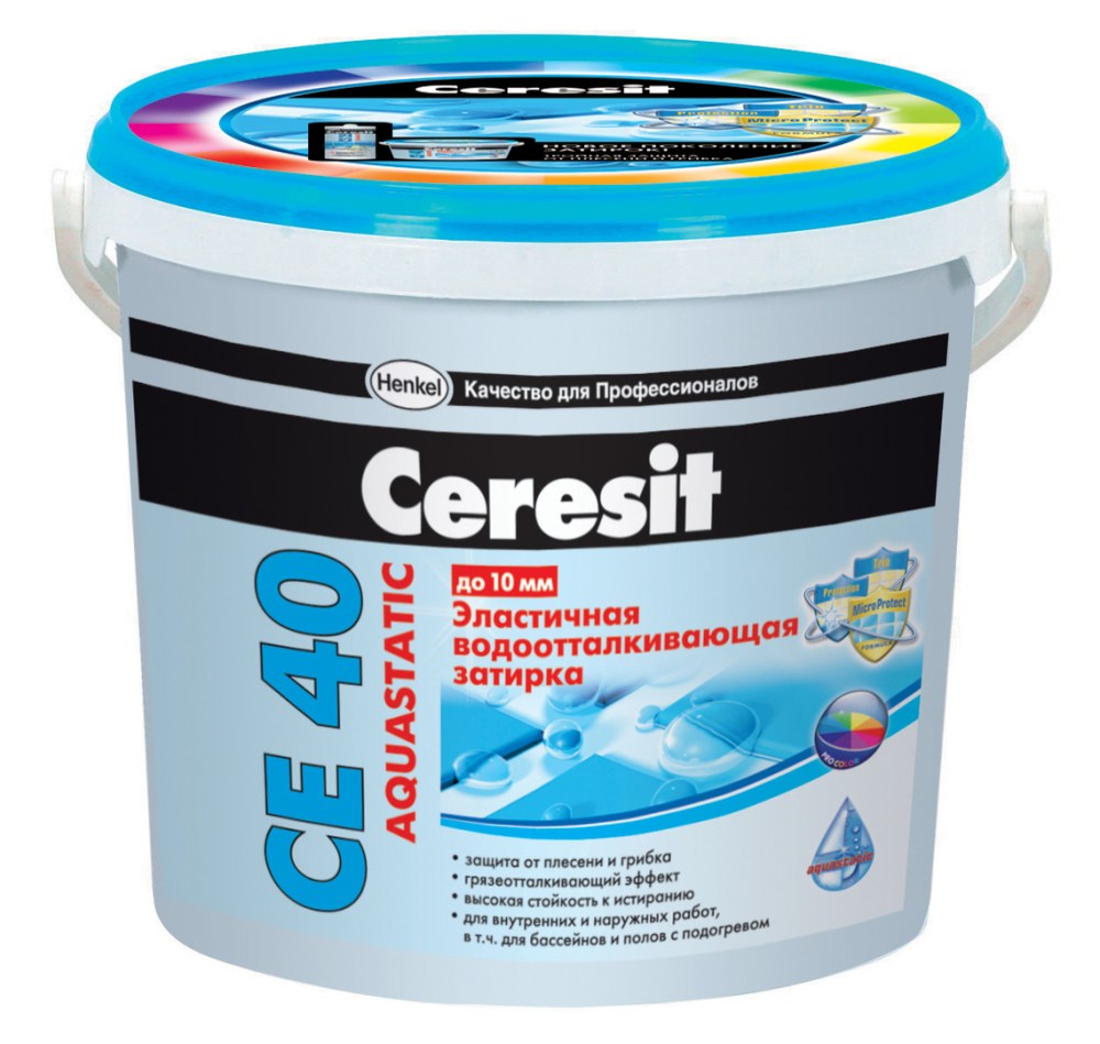 Затирка для швов Ceresit се 40 Aquastatic
