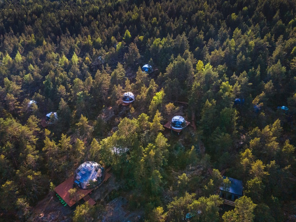 Глэмпинг Lago Ladoga зима