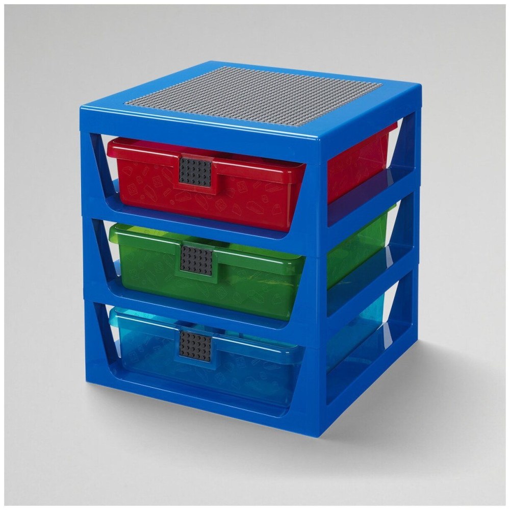 LEGO 40950001 система хранения 3-Drawer Storage Rack, красный