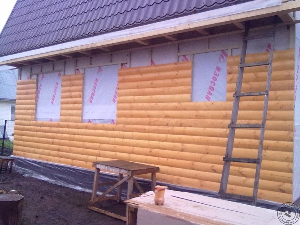 Укладка блок хауса
