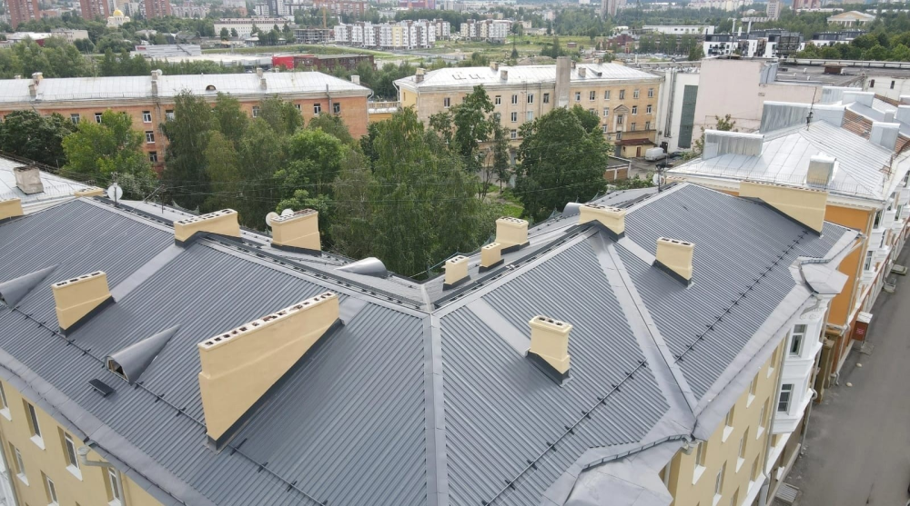 Фальцевая кровля RAL 7024