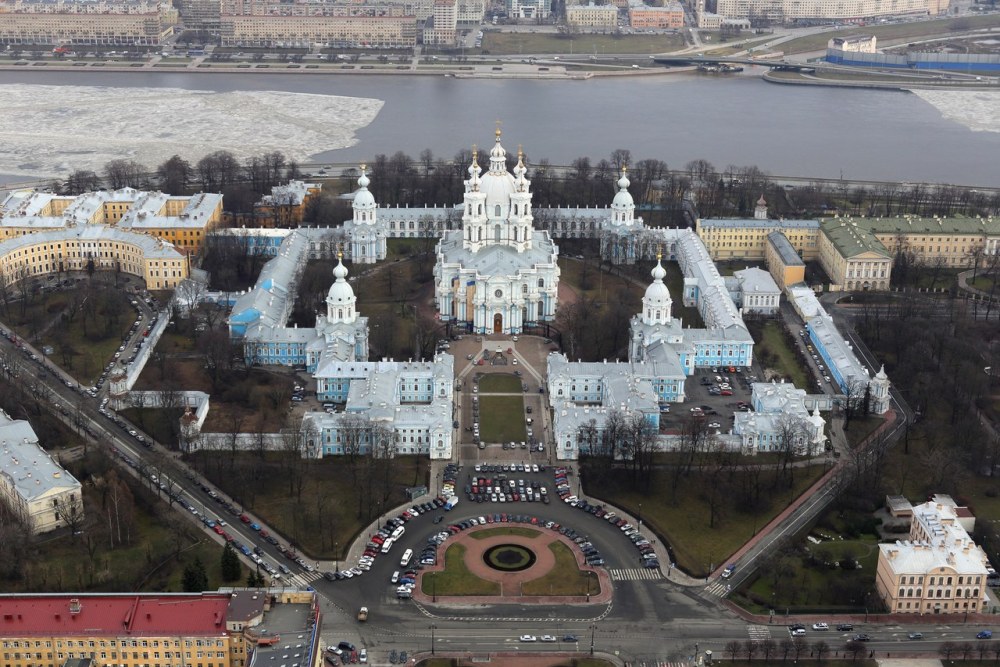 Ансамбль Смольного монастыря Растрелли