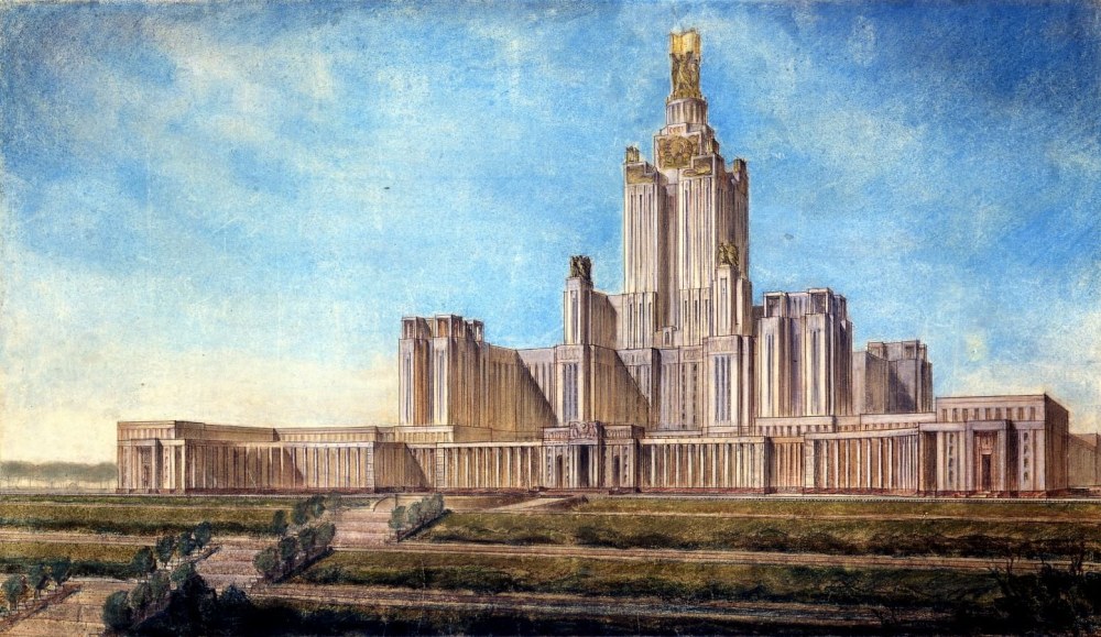 Сталинская архитектура Москвы МГУ
