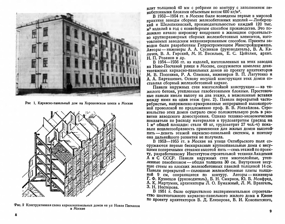 Каркасно панельный дом СССР