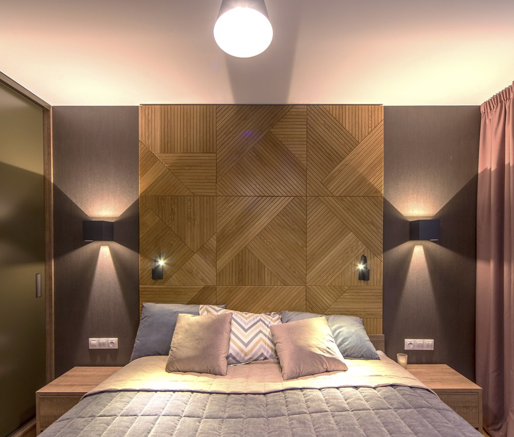 Шпонированные панели Topperfo Micro Ulme Stone Edition Acoustic Wood Panel