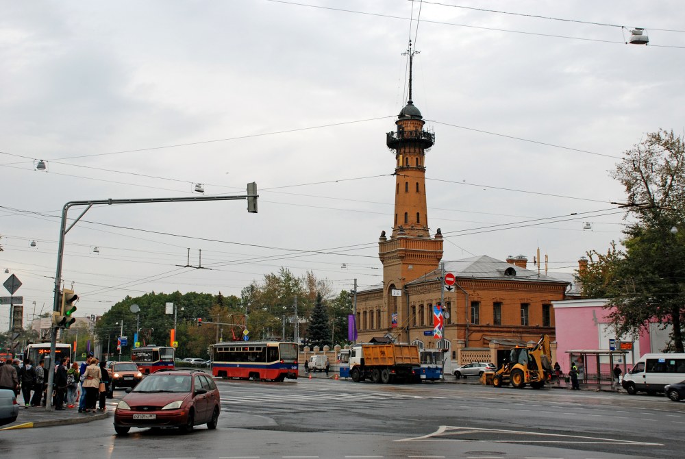 Москва парк Сокольники пожарная каланча