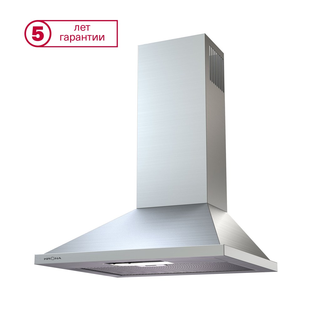 Krona Bella 600 inox PB вытяжка кухонная