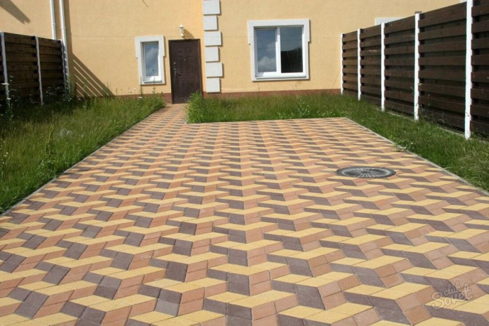 Тротуарная плитка брусчат