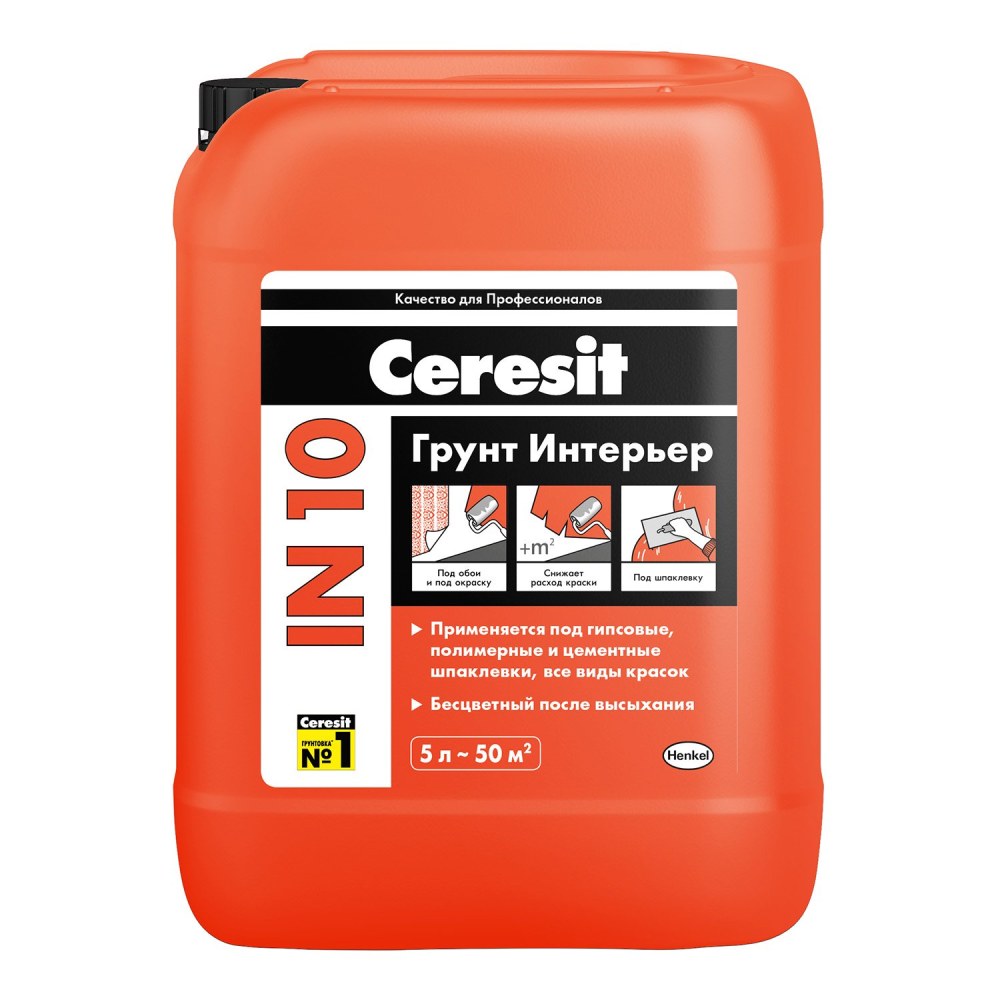 In 10/5 грунт интерьер 5л Ceresit