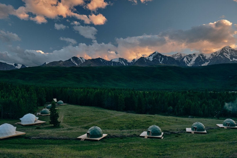 Глэмпинг небо горный Алтай
