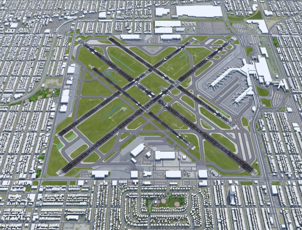 Airport 3d model