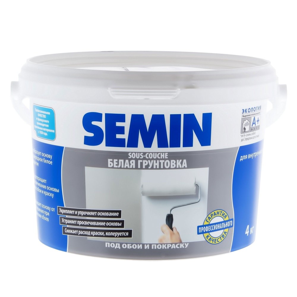 Sous-couche белый грунт-краска Semin