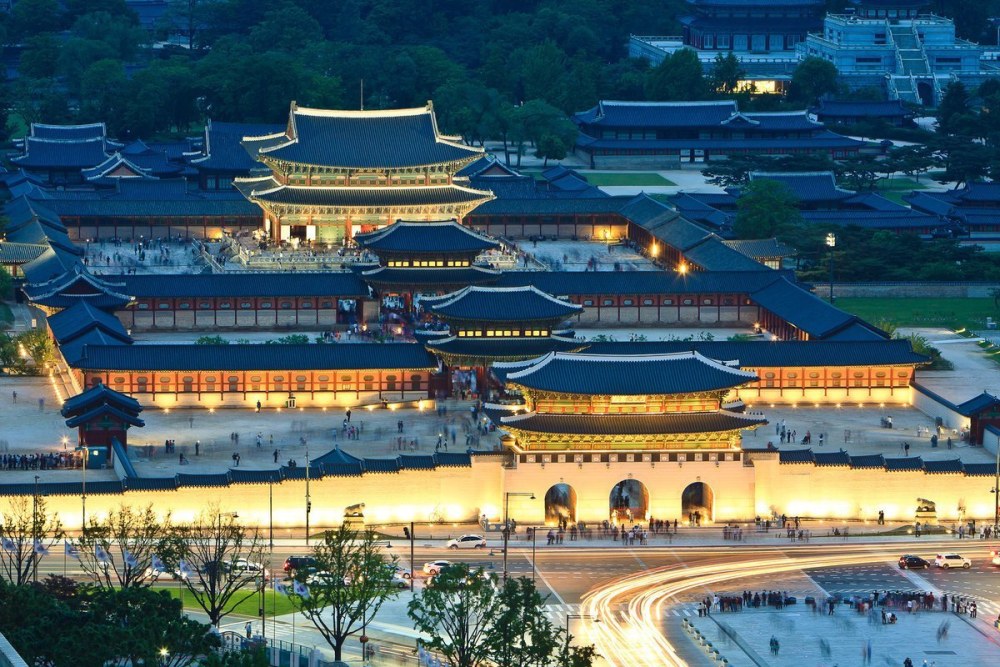 Дворец Gyeongbokgung Южная Корея