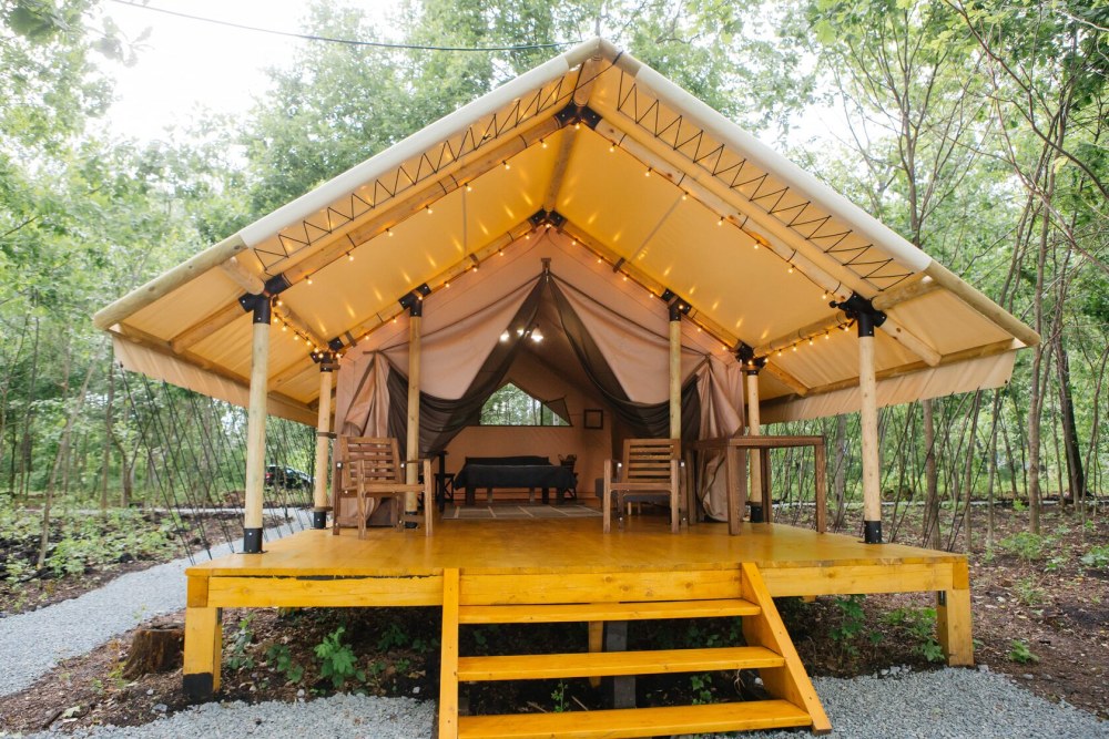 Проживание в a-frame глэмпах