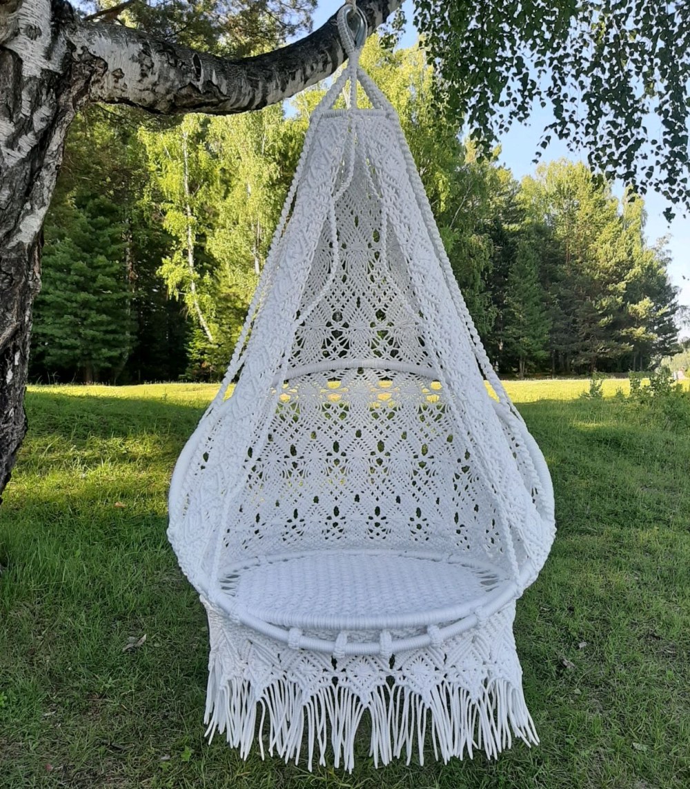 Макраме гнездо МК качели