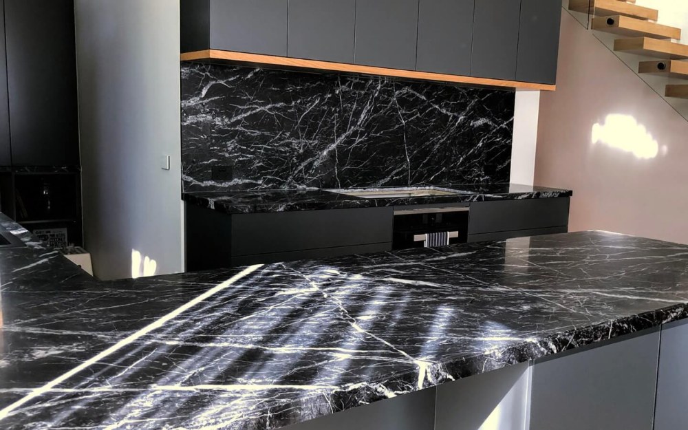 Мрамор Блэк Маркина (Black Marquina)
