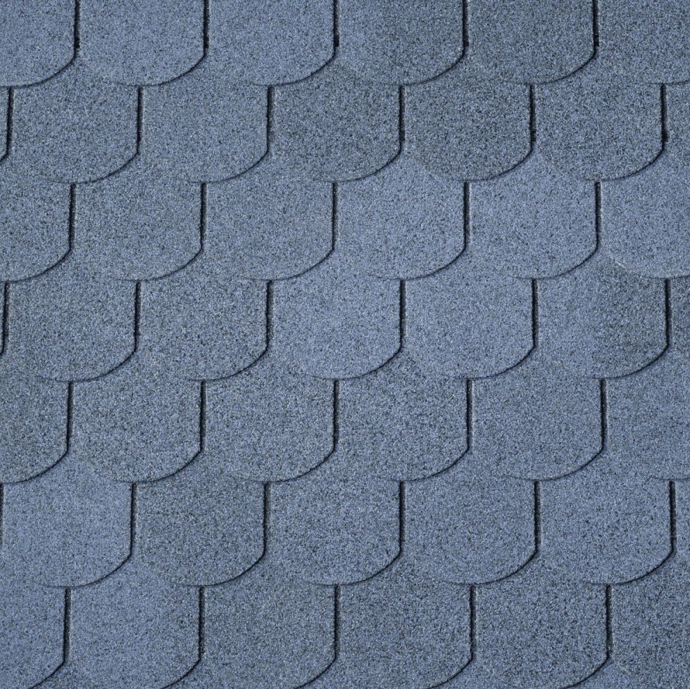 Мягкая кровля синяя